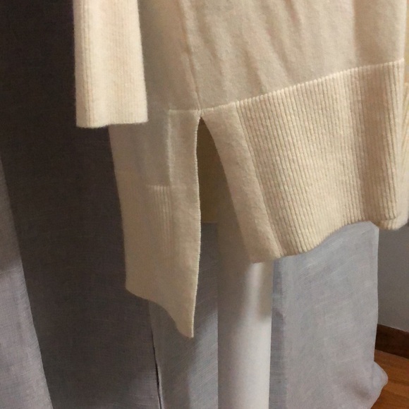 HPπ-NWT Athleta Step HemβStar GazerβWrap Sweater-Wool/Cashmere-Cream-Sz M - Picture 6 of 16